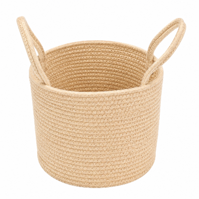 Picture of Gorgeous Handicrafts Basket round Cotton brown D26-BAS-003, NOVA 