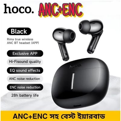 Picture of Hoco EQ34 Plus True Wireless ANC+ENC Noise Reduction Bluetooth Earphone anc Earbud enc earbuds best earbud