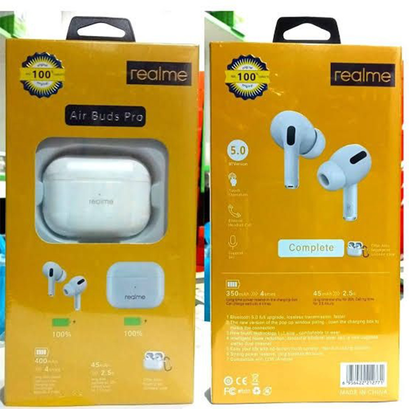 Picture of  Realme Buds Air Pro  Wireless Earbuds Multitouch Function TWS Wireless Mini Air Buds Bluetooth 5.0 Earphones