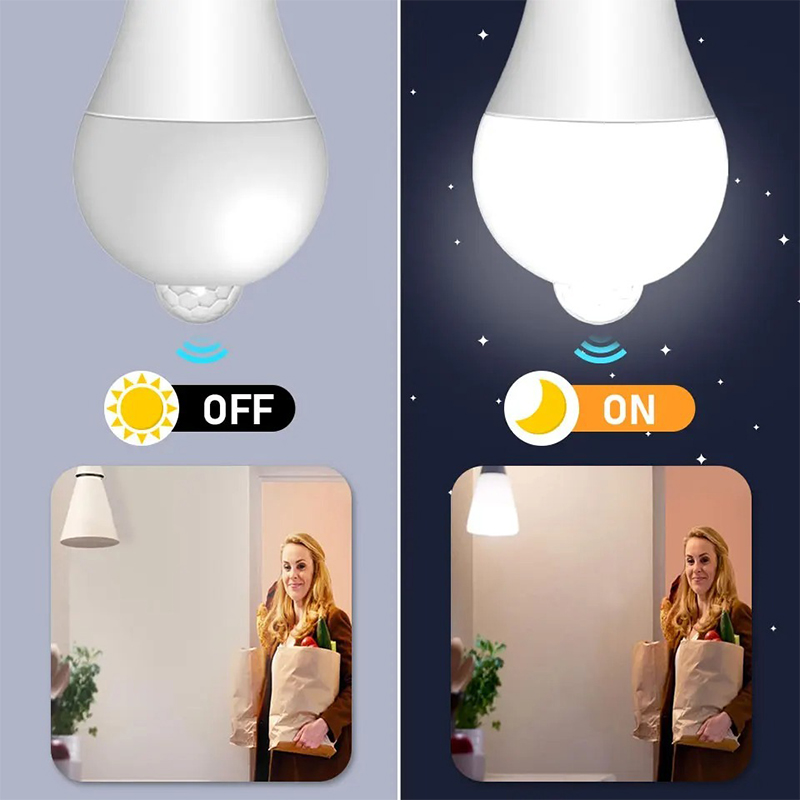 Picture of Motion Sensor Led Bulb 15Watt Watt B22 (Pin) Smart Sensor LED Bulb Auto On Off Night Lights Human Body Induction LED Light PIR Motion Sensor Lamp