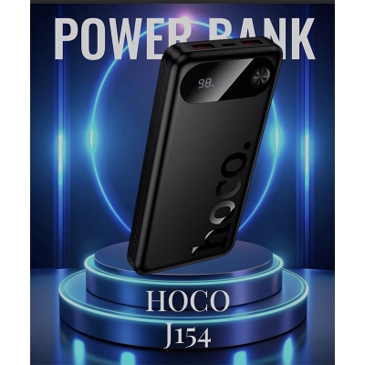 Picture of HOCO | J154 Victorious 10000mAh Power Bank | 22.5W Fast Charge + PD 20W | 3 Outputs (USB-A×2 22.5W, Type-C 20W) | Type-C 18W Input | LED Digital Display | For Android & iPhone