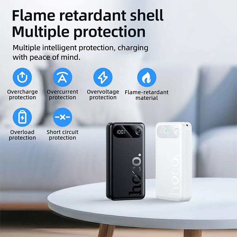 Picture of HOCO J154A CCC Certification 20000mAh LED Digital Display Powerbank For iPhone 17 16 22.5W PD20W USB C Fast Charging External Battery
