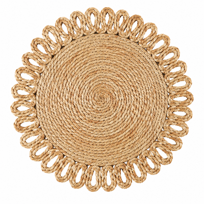 Picture of Gorgeous Handicrafts Placemat round jute natural D26-PM-155, GOGON