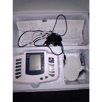 Picture of Body Slimming massager tens massager digital therapy Massageador tens machine Electrod Pads+Russian/English+slippers