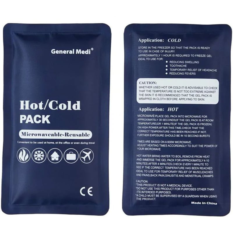 Picture of Hot & Ice Sooting Cold Reusable Gel Pack Multicolour - Hot Water Bag - Hot Water Bag - Hot Water Bag