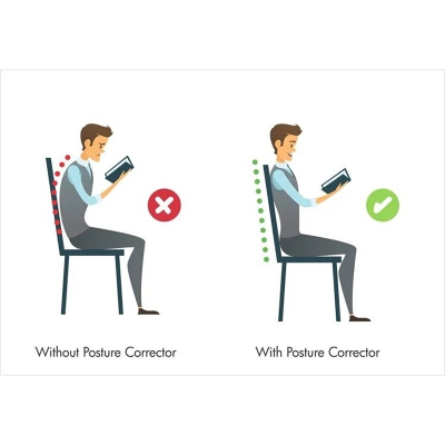 Picture of Tynor Posture Corrector for women & man I Adjustable Back Straightener for Upper Back Pain