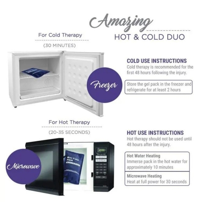 Picture of Right Products Hot & Cold Gel Pack Cold Therapy Pad Pain Relief Pad(230 x 130 mm)