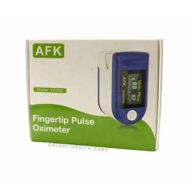 Picture of AFK Portable Digital Fingertip Pulse Oximeter Blood Oxy PR Monitor Larege Display Screen for Travel Outdoor