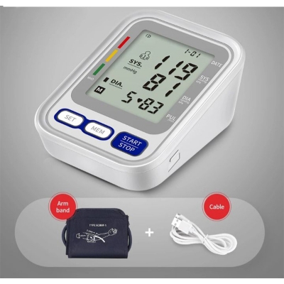 Picture of Silvia Upper Arm Blood Pressure Monitor Electric Automatic Tonometer Heart Pulse Rate Monitor