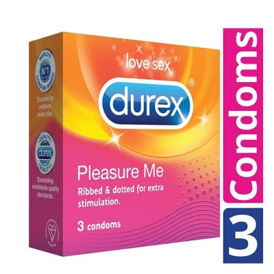 Picture of Durex Pleasure me Condom - 3 pcs Box (Made In India)