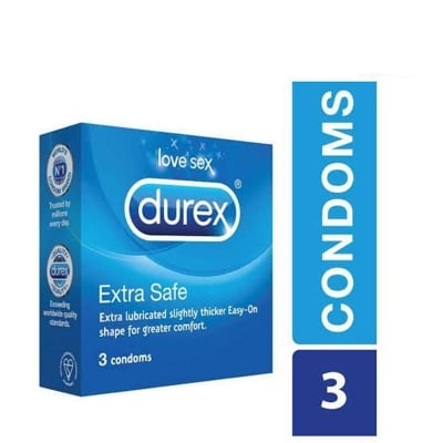 Picture of Durex Extra safe Condom - 3 pcs Box (Made In India)