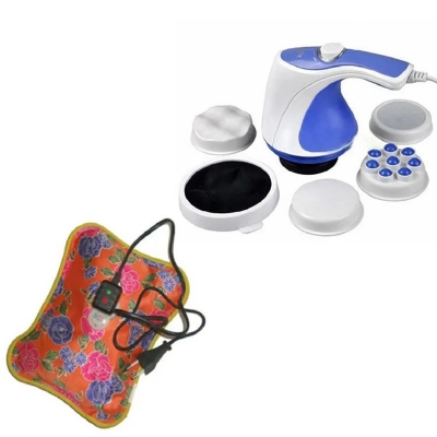 Picture of Relax Spin Tone Body Massager Machine, Full Body Massager For Pain Relief With Vibration, Muscles Relife - Body Massager