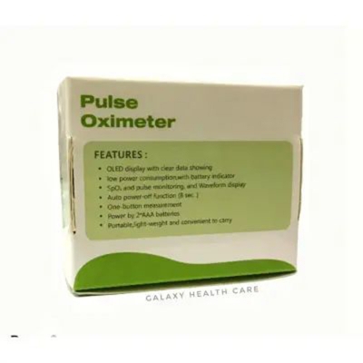 Picture of AFK Portable Digital Fingertip Pulse Oxi Meter SpO2 PR Monitor Larege Display Screen for Travel Outdoor