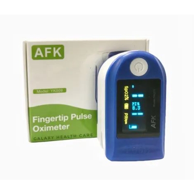 Picture of AFK Portable Digital Fingertip Pulse Oximeter Blood Oxy PR Monitor Larege Display Screen for Travel Outdoor