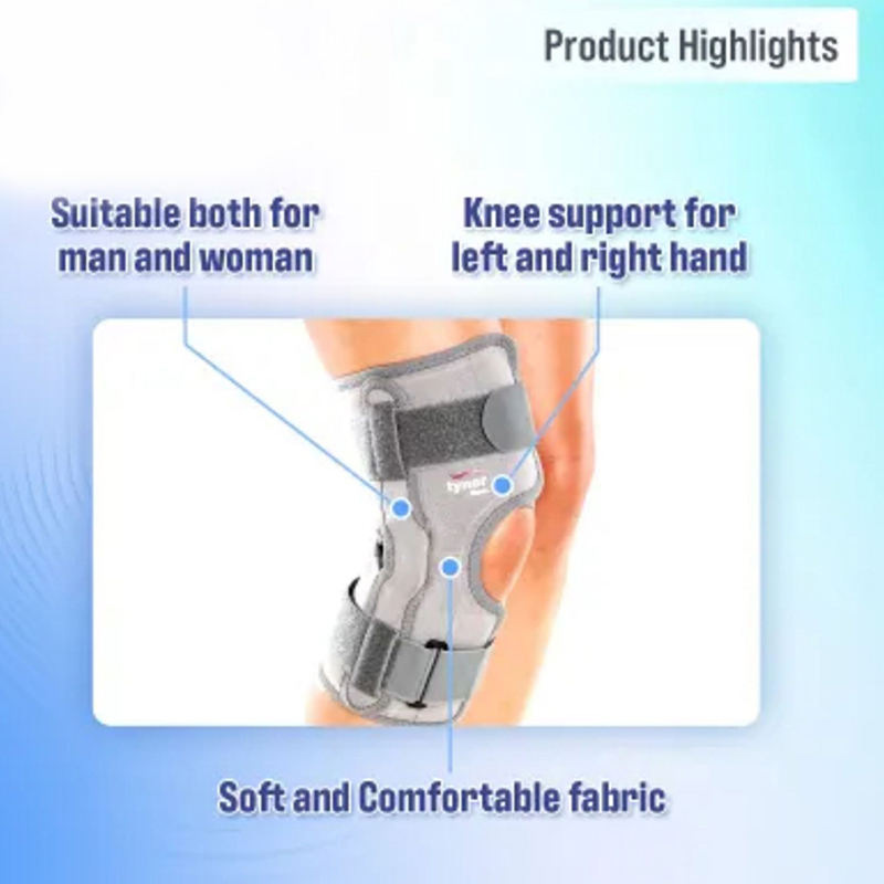 Picture of Tynor Functional Knee Support for Lateral Support and Immobilization /health accessories /Tynor - Light Ash