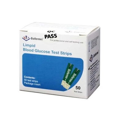 Picture of Biohermes limpid blood glucose test strip -50 PCS