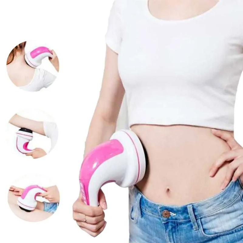 Picture of Relax Spin Tone body massager machine Slimming Lose Weight Burn Fat Full Body Massageer With 5 Headers/body massager