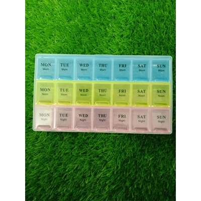Picture of Medicine Container 7 Days Pill Box/ Smart Small Size Medicine Organisation Box/ Medicine box