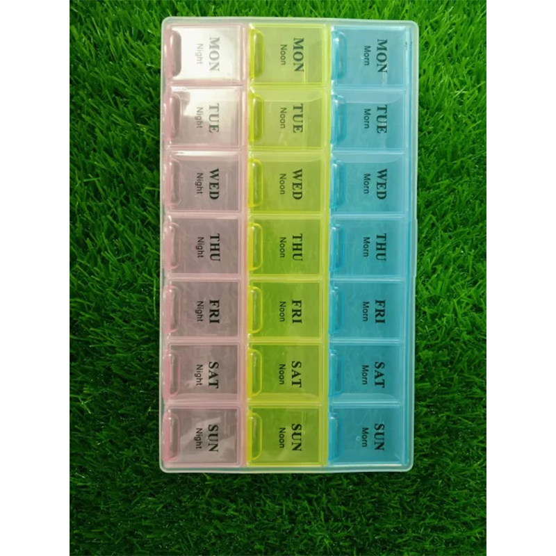 Picture of Medicine Container 7 Days Pill Box/ Smart Small Size Medicine Organisation Box/ Medicine box