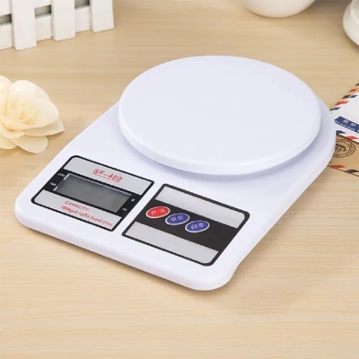 Picture of Digital weight Scale for kitchen - kitchen Scale - weight machine SF-400 - White