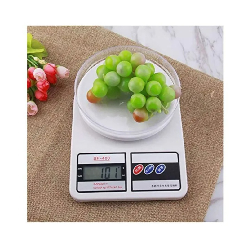 Picture of Digital weight Scale for kitchen - kitchen Scale - weight machine SF-400 - White