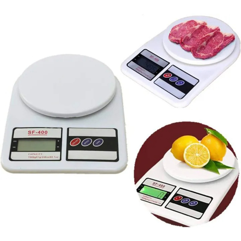 Picture of Digital weight Scale for kitchen - kitchen Scale - weight machine SF-400 - White