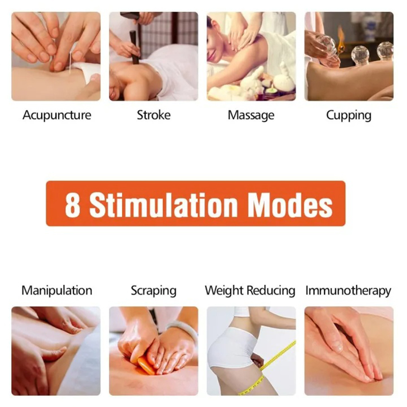 Picture of 4 Models Electric herald Tens Muscle Stimulatar Ems Acupuncture Body Massage Digital Therapy Machine Electrostimulator - body massager