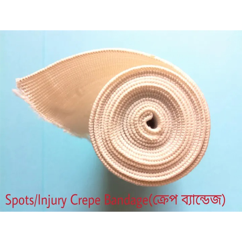 Picture of First Aid Elastic Crepe Bandage (Spots Injury / Neo Bandage)- 4 inch x 4.5 Yds/Bandage/crepe bandage/Pain relief