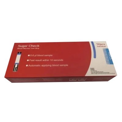 Picture of Sugar Check Blood Glucose Test Strips 50pcs individual Diabetics Test strips