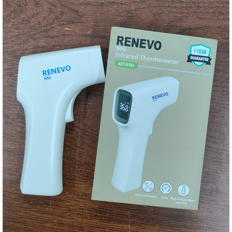 Picture of Renevo Infrared thermometer for body LED - AET-R1B1 - White