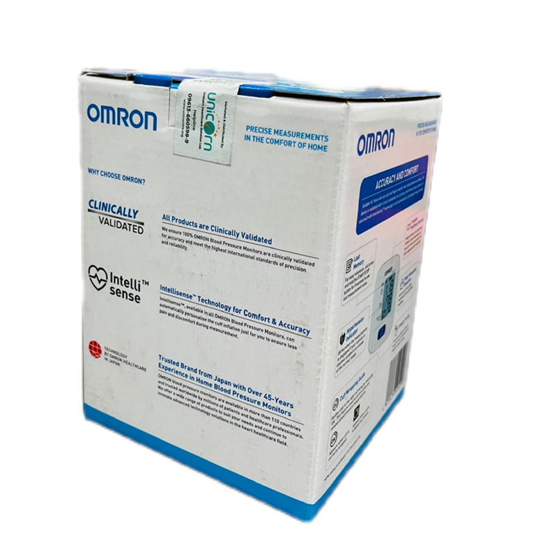 Picture of OMRON Blood Pressure Monitor Electric Automatic Tonometer Heart Pulse Rate Monitor - White