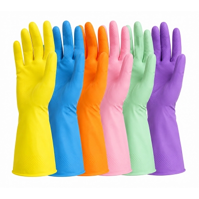 Picture of Kitchen Protective Hand Gloves – Half-Hand Design (1 Pair / 2 Pcs) - Multicolor