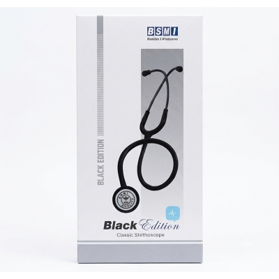 Picture of Clasic Stethoscope -BSMI Professional Doctor -BLACK EDITION - Black
