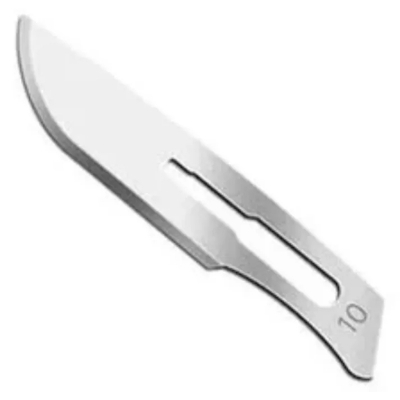 Picture of Surgical blade Carbon steel (100pcs) - Black