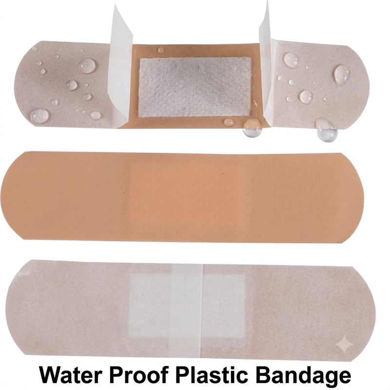Picture of 100 Pcs Getwell First Aid Strip Tape Cotton Bandage