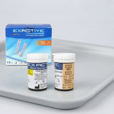 Picture of Exactive Vital Blood Glucose Meter Test Strips 