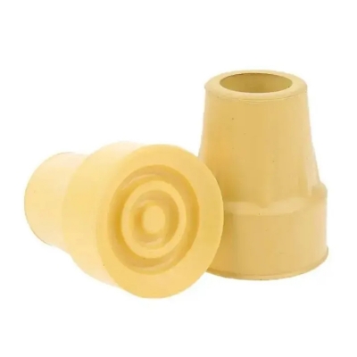 Picture of 2pcs Non-slip Rubber Walking Crutch Stick Tips (2.2 cm) Shock Absorb Walker Tips