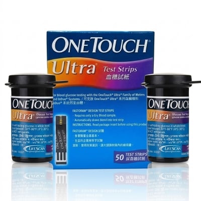 Picture of OneTouch Ultra Blood Glucose Test Strips | High-Accuracy Monitoring