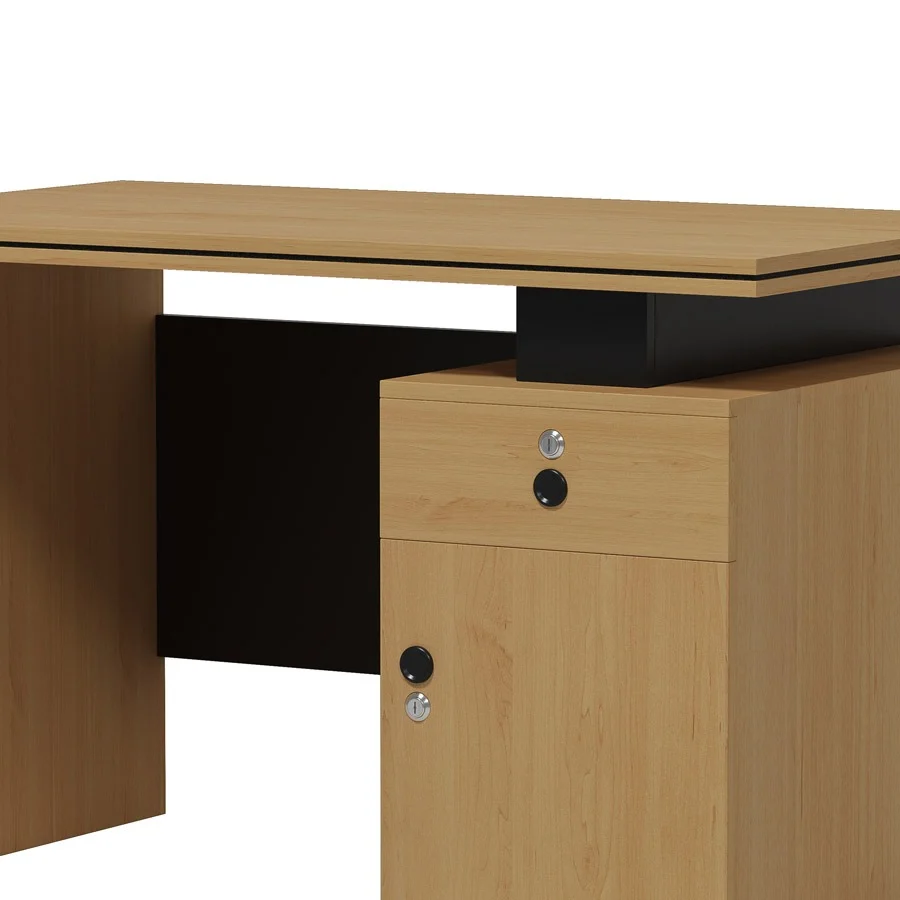 Picture of REGAL Laminated Board Executive Table ETO-122-1-1-36 (1200x700x750)-1 DRAWER
