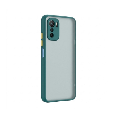 Picture of Mate Silicone Shockproof Bumper Camera Protect Phone Back Cover For Poco M3 -Black