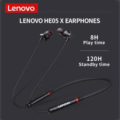 Picture of Lenovo HE05x Sports Magnetic Wireless Earphones - Black 