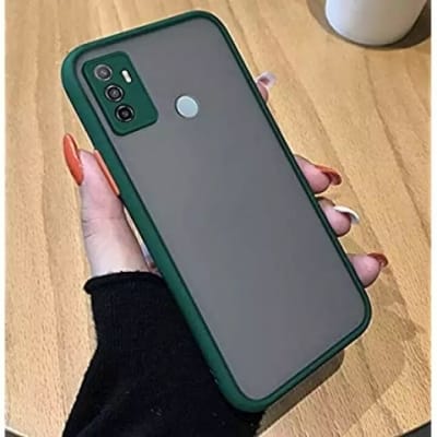 Picture of itel Vision 1 Pro Camera Protection Smoke case Matte Finish Mobile Back Cover -Black