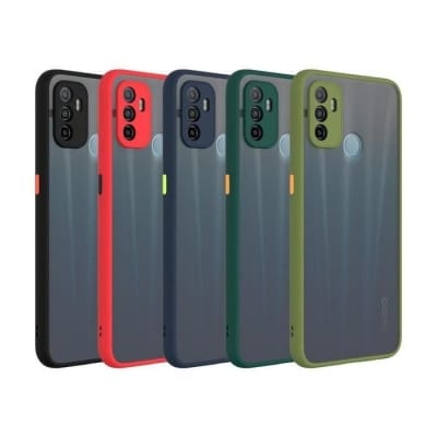Picture of Premium Quality Shockproof Protective Back Cover Case For Oppo A53-Black