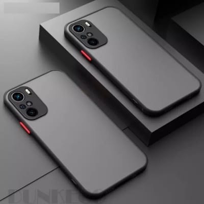 Picture of Premium Quality Shockproof Protective Back Cover Case For Xiaomi Redmi K40-Black