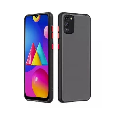 Picture of Premium Quality Shockproof Protective Back Cover Case For Samsung Galaxy A02s-Black