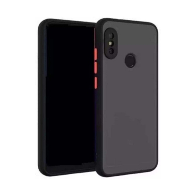 Picture of Premium Quality Shockproof Protective Back Cover Case For Xiaomi Mi A2 Lite-Black