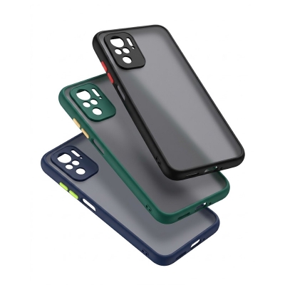 Picture of Camera Protection Bumper Phone Cases For Redmi Note 10  -Black