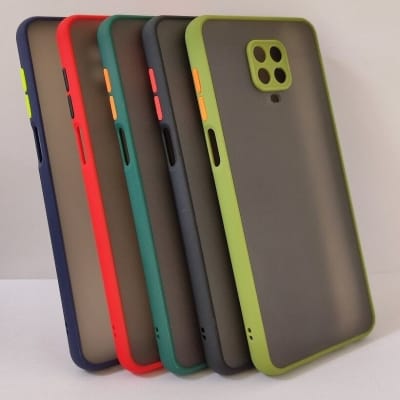 Picture of Premium Quality Shockproof Protective Back Cover Case For Xiaomi Redmi Note 9 PRO-Black