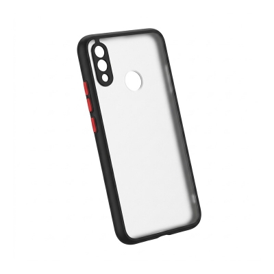 Picture of For Huawei Nova 3i Luxurious Translucent Smoky Matte Shockproof Back Cover Case  4.7 -Black