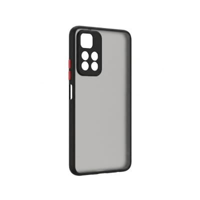 Picture of For Redmi Note 11 Pro Luxurious Translucent Smoky Matte Shockproof Back Cover Ca -Black